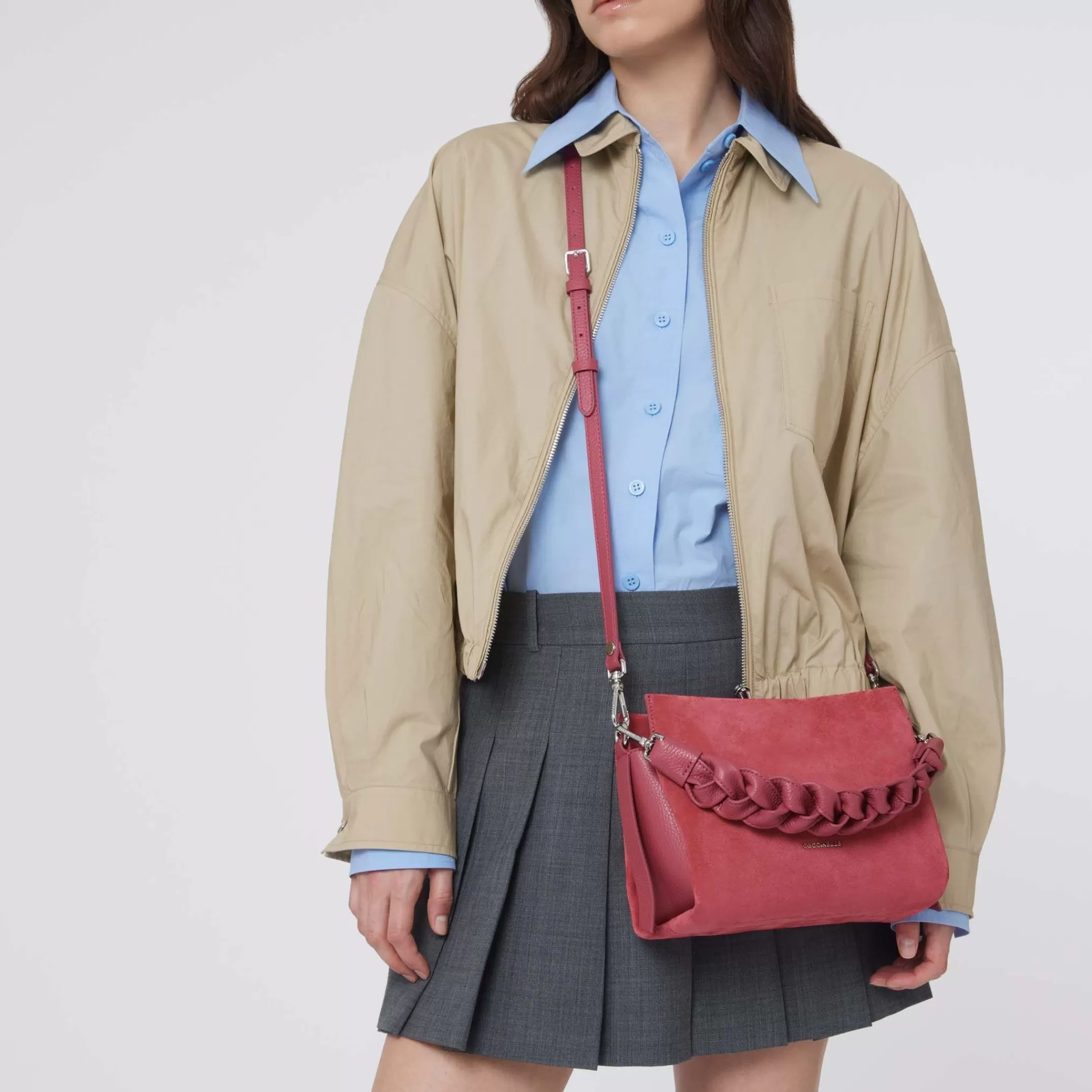 Store Boheme Suede Bimaterial Small Borse A Mano